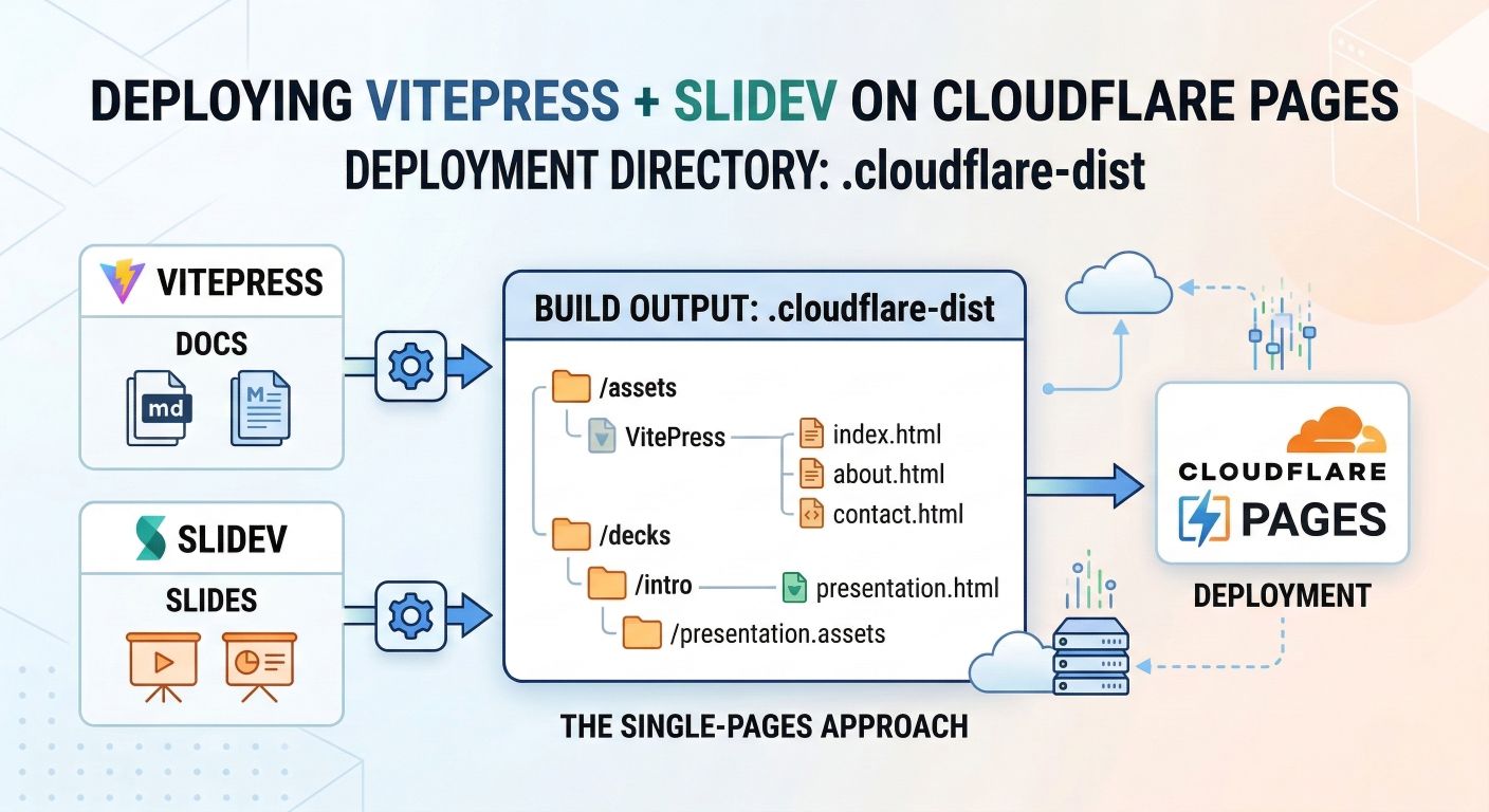 Deploying VitePress + Slidev on Cloudflare Pages: The Single-Pages Approach