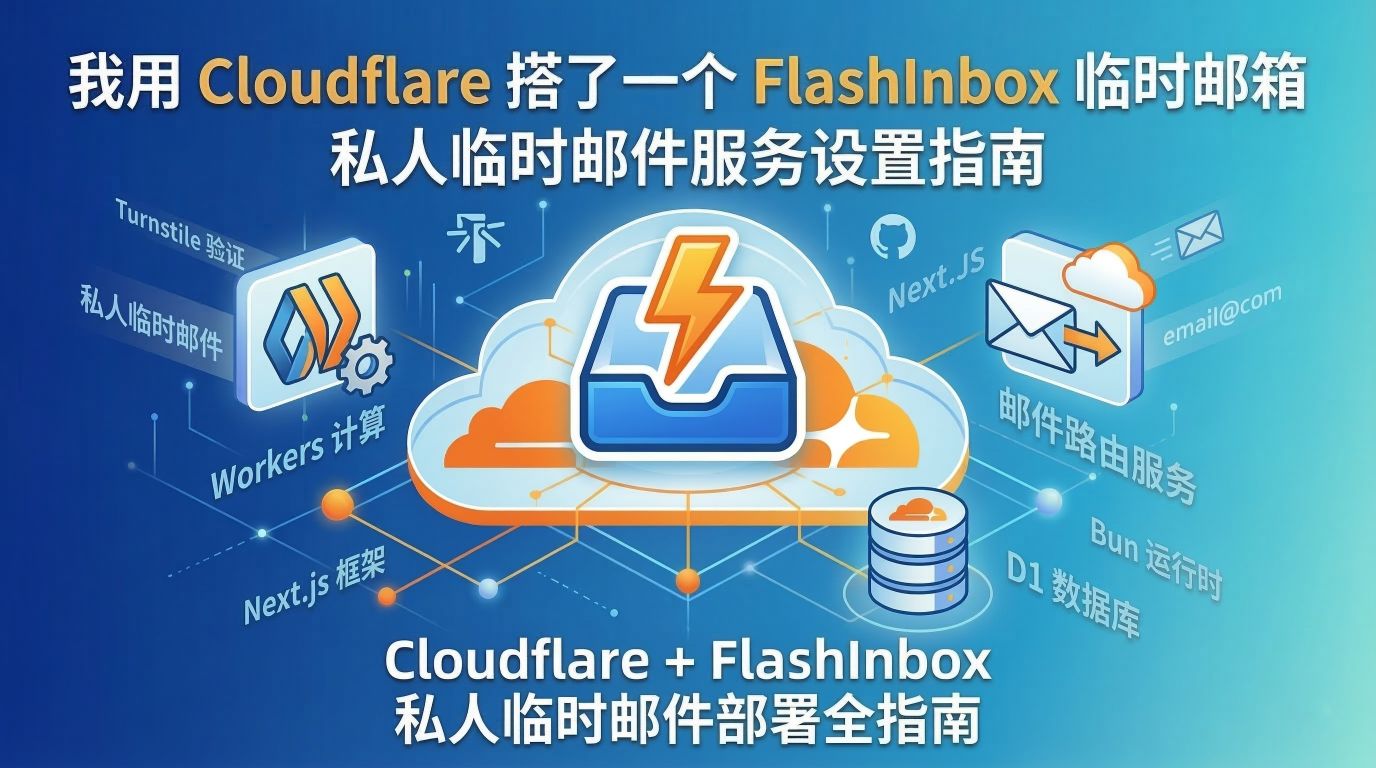 我用 Cloudflare 搭了一个 FlashInbox 临时邮箱